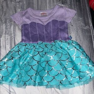 Disney Purple and Teal Kids Casual Dress